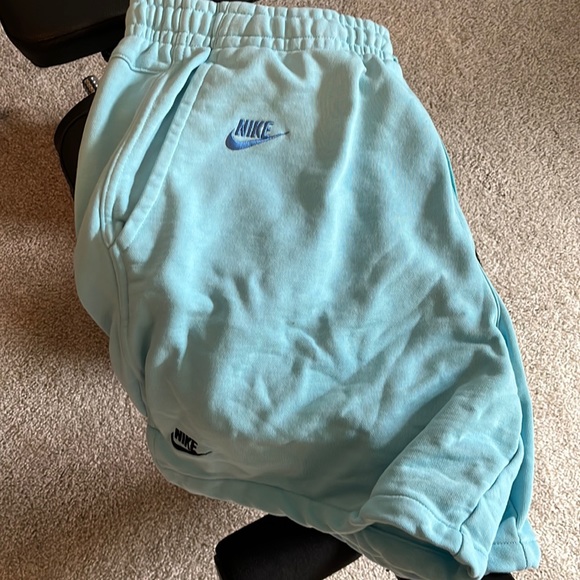 Nike Other - Nike Light Blue Sweat Shorts